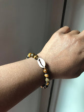 Load image into Gallery viewer, Tiger Eye Cowrie Shell Bracelet