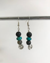 Load image into Gallery viewer, Wire Wrapped Gemstone Earrings